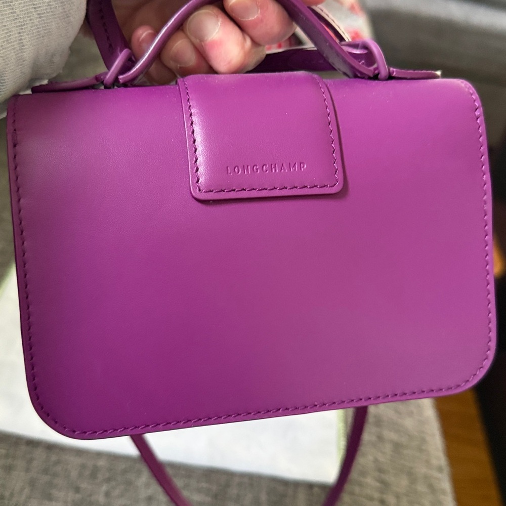 Longchamp Purple Crossbody Bag - Picture 3 of 9